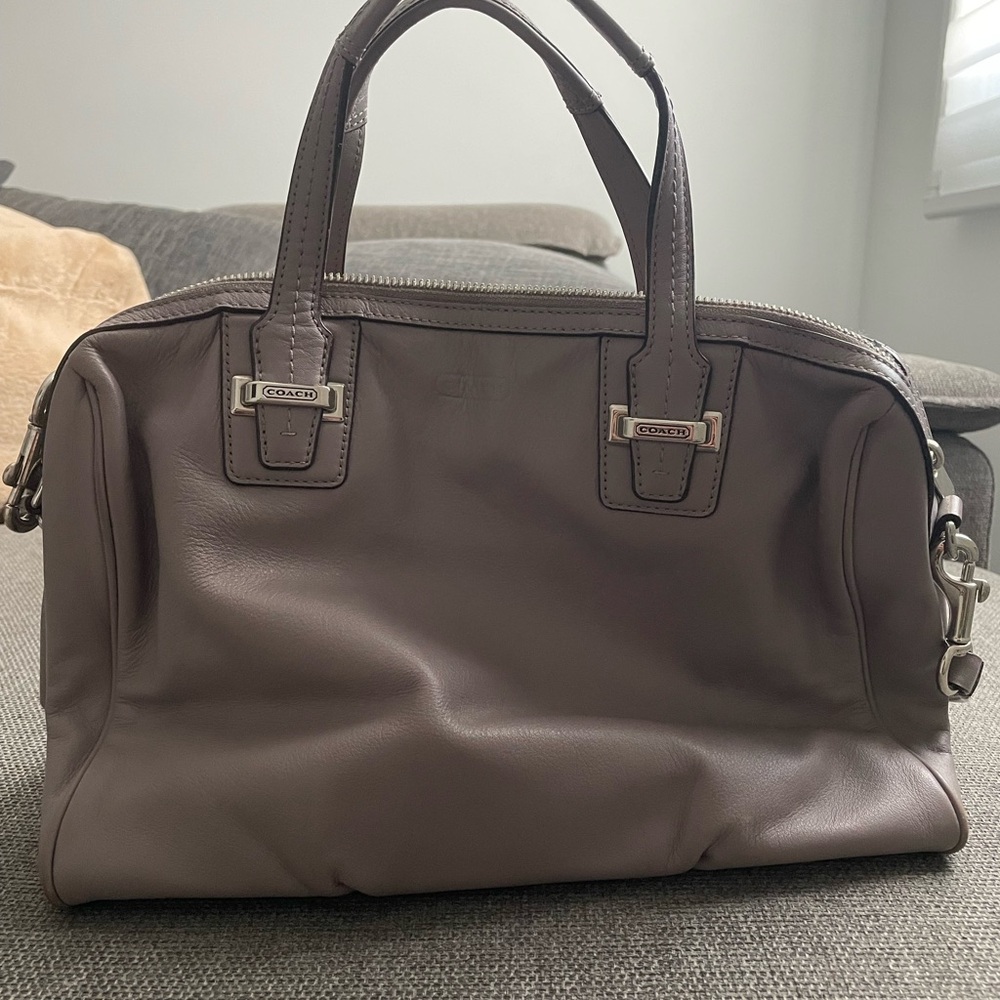 Coach Mauve Leather Tote
